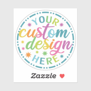 Uw aangepaste ontwerp hier Unisex Merch Sticker