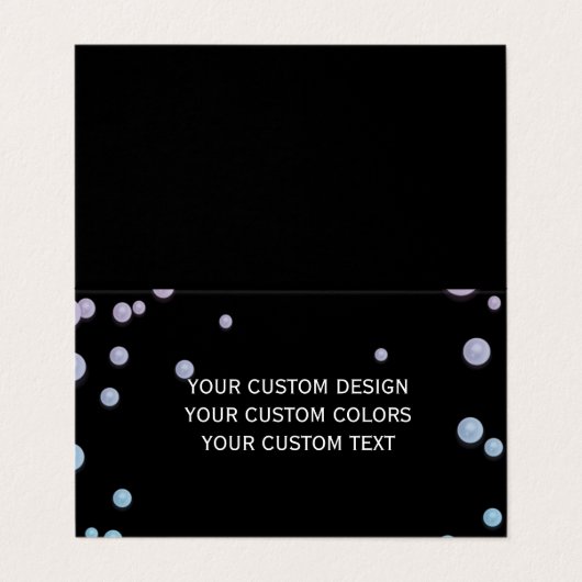 Uw aangepaste ontwerp hier - visitekaartje (Buitenkant ongevouwen)