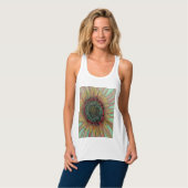 Uw aangepaste raceback-Tanktop voor dames met een Tanktop (Volledige Voorkant)