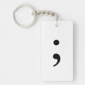 Uw aangepaste rechthoek (eenzijdig) Sleutelhanger (Voorkant)