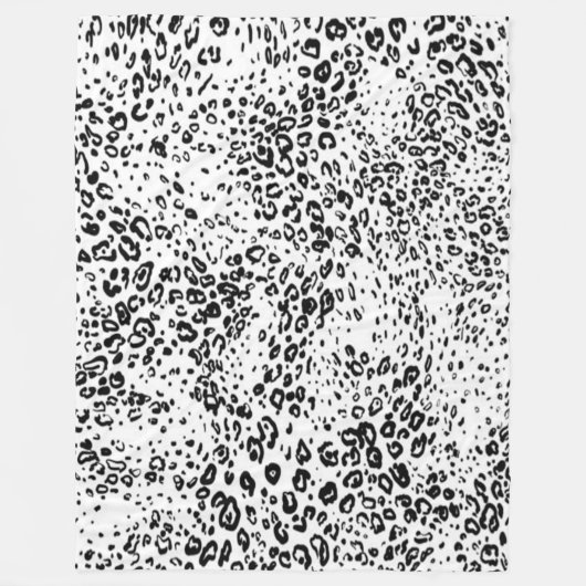 Uw aangepaste tapelandenmandje, groot/luipaard afd fleece deken (Voorkant)