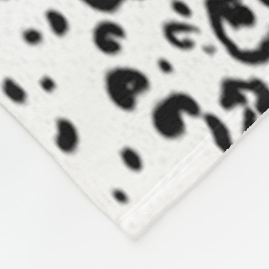 Uw aangepaste tapelandenmandje, groot/luipaard afd fleece deken (Hoek)