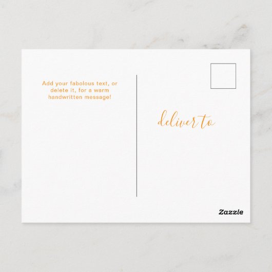 Uw aangepaste tekst 6 foto's collage universeel briefkaart (Achterkant)