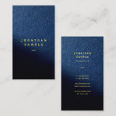 Uw aangepaste tekst Elegant Luxe Verticaal Glanzen Visitekaartje (Voorkant / Achterkant)