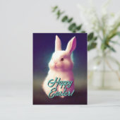 Uw aangepaste tekst Happy Easter Bunny-sjabloon Feestdagenkaart (Staand voorkant)