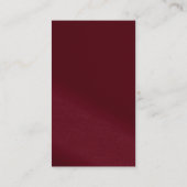 Uw aangepaste tekst hier Bourgogne Sjabloon vertic Visitekaartje (Achterkant)