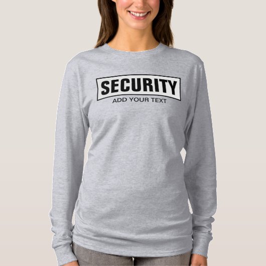 Uw aangepaste tekst sjabloon Dames Lange Mouwen Gr T-shirt (Voorkant)