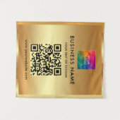 Uw aangepaste tekst Upload Business Logo Achtergro Wandkleed (Voorkant (horizontaal))