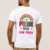 UW AANGEPASTE TROTS STAM Kleurrijke LGBTQ + Regenb T-shirt (Achterkant)