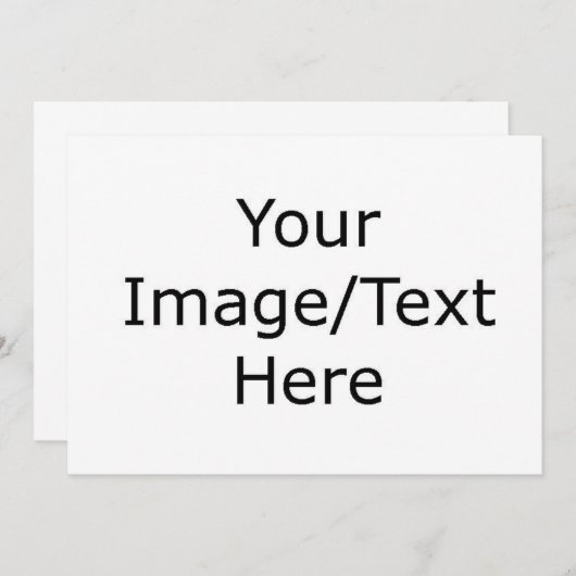 Uw aangepaste uitnodigingen - Witte enveloppen inb (Voorkant / Achterkant)