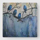 Uw aangepaste vierkante wandklok (Voorkant)