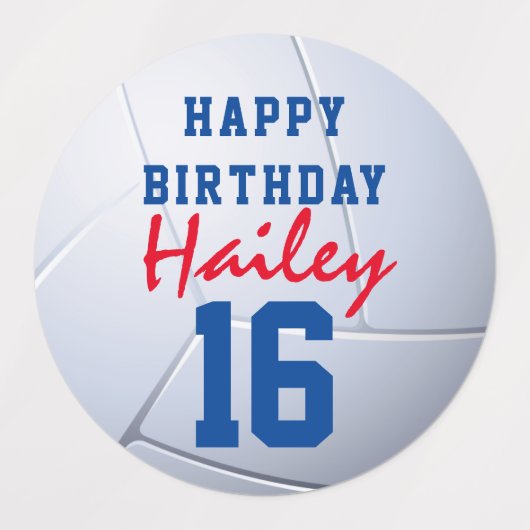 Uw aangepaste volleybal/waterpoloJersey nummer Labels (Design 1)