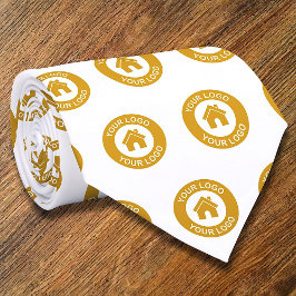 Uw aangepaste zakelijke Logo White Promotional Stropdas