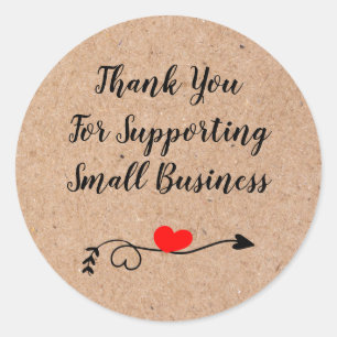 Uw aankoop maakte mijn dag Classic ronde Sticker