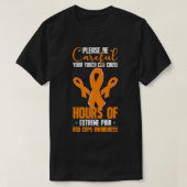 Uw aanraking kan de pijn van het Etreme Steun CRPS T-shirt (Design voorkant)