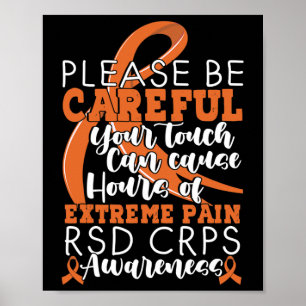 Uw aanraking kan tot Extreme Pain Support Crps Awa Poster