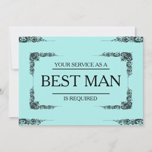 Uw aanwezigheid is gewenst als getuige van de brui kaart (Voorkant)