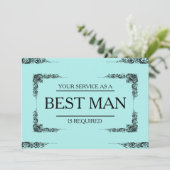 Uw aanwezigheid is gewenst als getuige van de brui kaart (Staand voorkant)