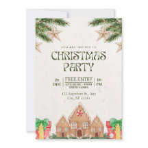 "Uw aanwezigheid vereerd: betoverende kerst uitnod