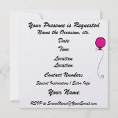 Uw aanwezigheid wordt gevraagd! - SRF Kaart (Achterkant)