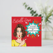 Uw aanwezigheid wordt verwacht kaart (Staand voorkant)