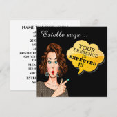 Uw aanwezigheid wordt verwacht kaart (Voorkant / Achterkant)