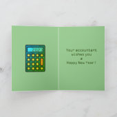 "Uw accountant wenst u een Happy 2023"-Kaart Kaart (Binnen)