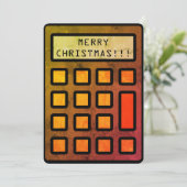 Uw accountant wenst u... Vrolijk kerstfeest!!! Feestdagenkaart (Staand voorkant)