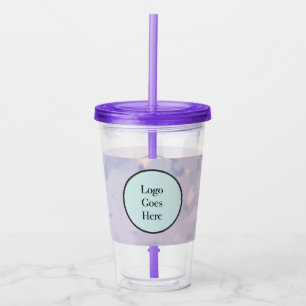 Uw Achtergrond van de Waterverf van het Logo Acryl Drinkbeker