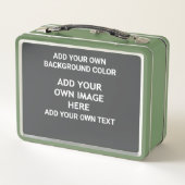 Uw achtergrondkleur, uw afbeelding, uw eigen tekst (Achterkant)