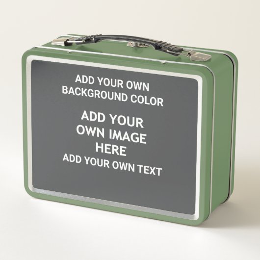 Uw achtergrondkleur, uw afbeelding, uw eigen tekst (Achterkant)