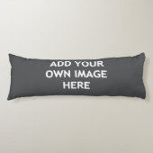 Uw achtergrondkleur, uw afbeelding, uw eigen tekst lichaamskussen (Voorkant)