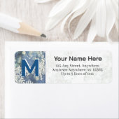 Uw adres - Winter Frost Abstracte foto - Bokeh Etiket (Insitu)