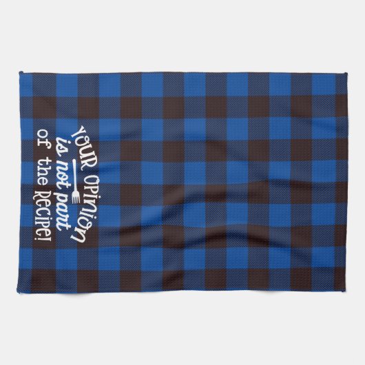 Uw advies Ontvang blauw en zwart flatel Theedoek (Horizontaal)