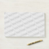 Uw Afbeelding 10 x 6 inch Post-it® notes (Op bureau)