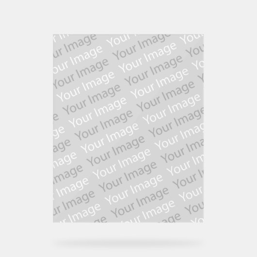 Uw Afbeelding acryl teken Acryl Bord (Voorkant)