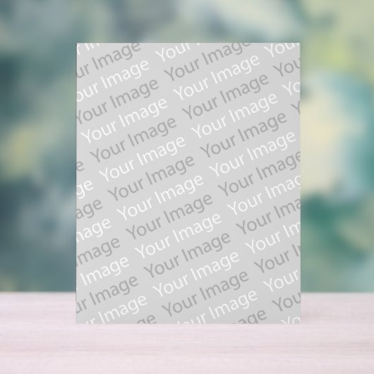 Uw Afbeelding acryl teken Acryl Bord (Neutraal)