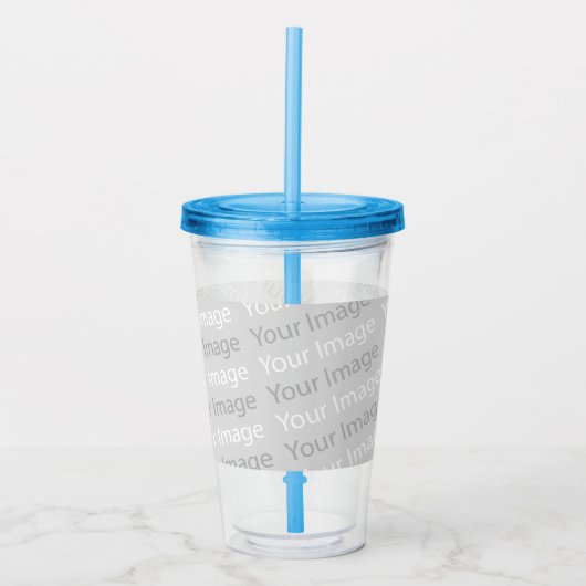 Uw Afbeelding Acryltumbler Acryl Drinkbeker (Voorkant)