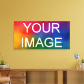 Uw Afbeelding Afbeelding Foto Logo Sjabloon Hoge k Canvas Afdruk (Insitu (Woonkamer))