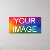 Uw Afbeelding Afbeelding Foto Logo Sjabloon Hoge k Canvas Afdruk (Voorkant)