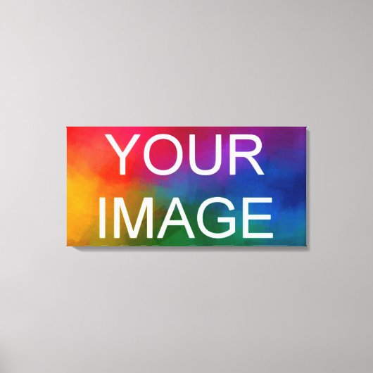 Uw Afbeelding Afbeelding Foto Logo Sjabloon Hoge k Canvas Afdruk (Voorkant)