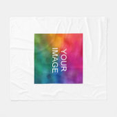 Uw Afbeelding Afbeelding foto of Logo Eenvoudige S Fleece Deken (Voorkant (Horizontaal))