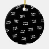 Uw afbeelding, bedrijfslogo of een ander ontwerp keramisch ornament (Voorkant)