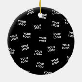 Uw afbeelding, bedrijfslogo of een ander ontwerp keramisch ornament (Achterkant)