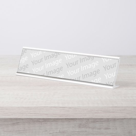 Uw Afbeelding Bureau Naambordje (Voorkant)