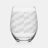 Uw Afbeelding Drinkware Set Wijnglas Zonder Voet (Rechts)
