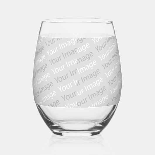 Uw Afbeelding Drinkware Set Wijnglas Zonder Voet (Rechts)