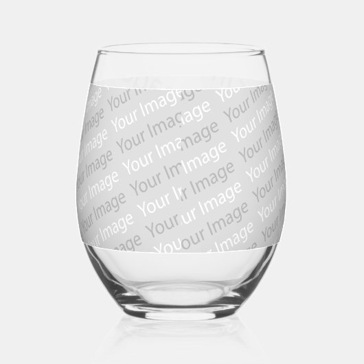 Uw Afbeelding Drinkware Set Wijnglas Zonder Voet (Links)