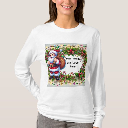 Uw Afbeelding en Logo hier T-shirt (Voorkant)