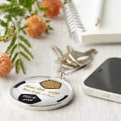 Uw Afbeelding en Tekst, de Hogere Ideeën van het C Sleutelhanger (Zijkant)